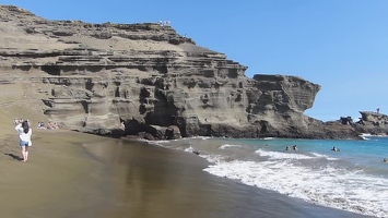 Video: Green sand beach